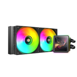 Mars Gaming ML-VISIONPRO240 Kit de refroidissement liquide AIO avec écran IPS 4 pouces et ventilateurs ARGB 120 mm