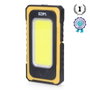 Edm Lampe torche LED solaire rechargeable avec crochet et aimant 10 W 750 lm COB