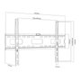 MacLean MC-419 Support de TV 32-100 pouces 80 kg