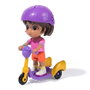 Spin Master Figurines Dora l'exploratrice et Tico - Pack avec patinette 3 roues - Articulées et détaillées - Jouet 3+ ans - Multilingue