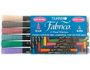 Tsukineko Set de 6 marqueurs textile Fabrico Markers tons pastel