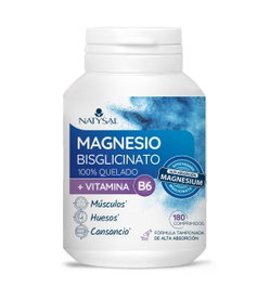 NATYSAL Magnesio Bisglicinato 100% QUELADO + B6