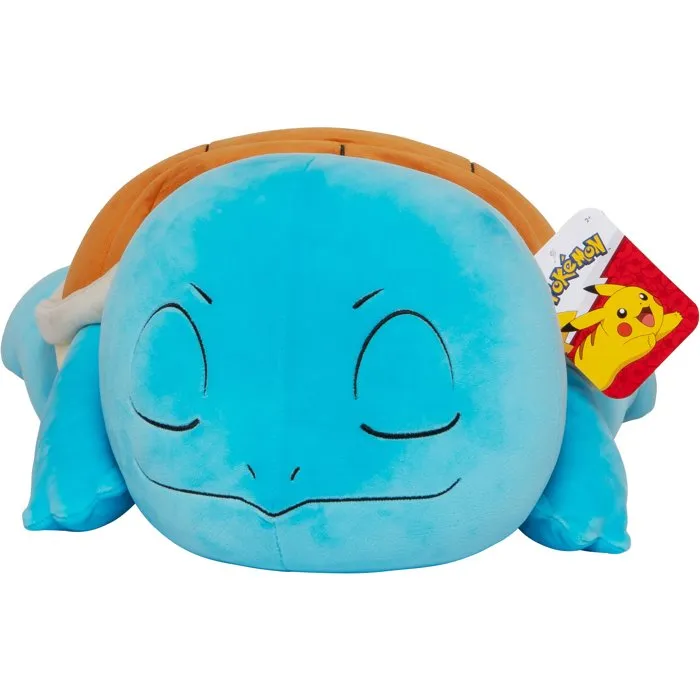 Pokemon Peluche Carapuce Dormante - 45 cm