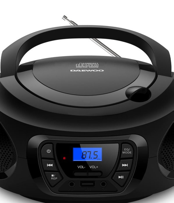 DAEWOO Radio CD Bluetooth USB avec égaliseur DW3011