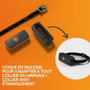 Weenect Traceur GPS pour Chat XS Black Edition 2023 Noir / Orange