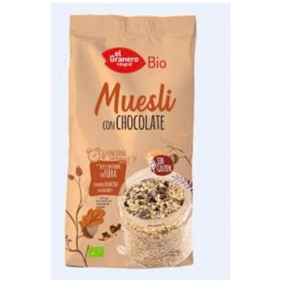 EL GRANERO Muesli au chocolat BIO SG VEGAN EL GRANERO Muesli au chocolat BIO SG VEGAN