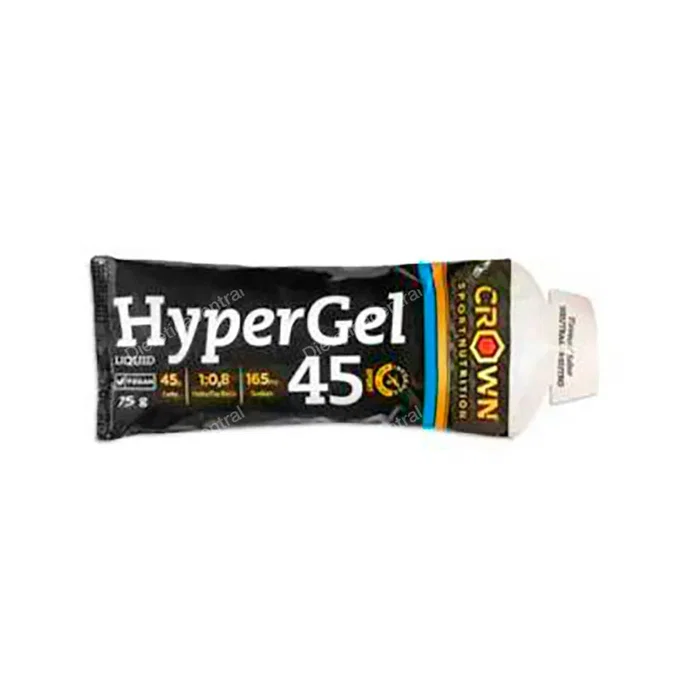 Crown Sport Nutrition Hypergel 45 Neutro - Gel énergétique 75g avec maltodextrine et fructose, végan et certifié Informed-Sport Crown Sport Nutrition Hypergel 45 Neutro - Gel énergétique 75g avec maltodextrine et fructose, végan et certifié Informed-Sport