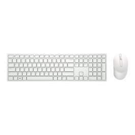 Dell Pro KM5221W Kit clavier et souris sans fil QWERTY espagnol blanc, 2,4 GHz, récepteur USB, sécurité AES-128 4000 ppp