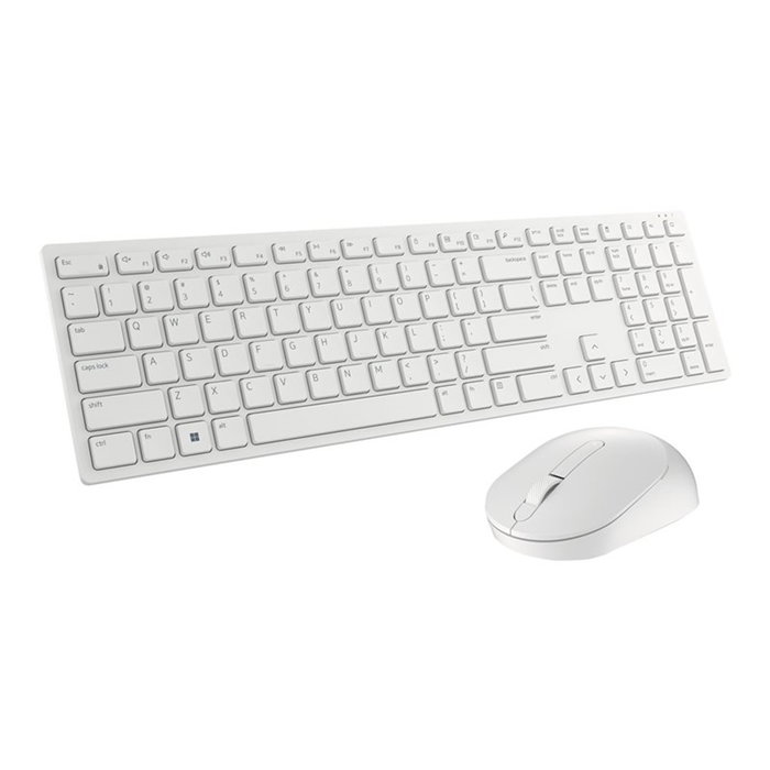 Dell Pro KM5221W Kit clavier et souris sans fil QWERTY espagnol blanc, 2,4 GHz, récepteur USB, sécurité AES-128 4000 ppp Dell Pro KM5221W Kit clavier et souris sans fil QWERTY espagnol blanc, 2,4 GHz, récepteur USB, sécurité AES-128 4000 ppp