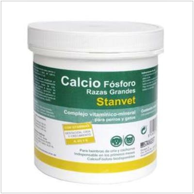 STANGEST VET Stanvet Calcio/Fosforo Razas Grandes - Complément Calcique et Phosphore pour Chiens de Grandes Races - 120 Comprimés STANGEST VET Stanvet Calcio/Fosforo Razas Grandes - Complément Calcique et Phosphore pour Chiens de Grandes Races - 120 Comprimés