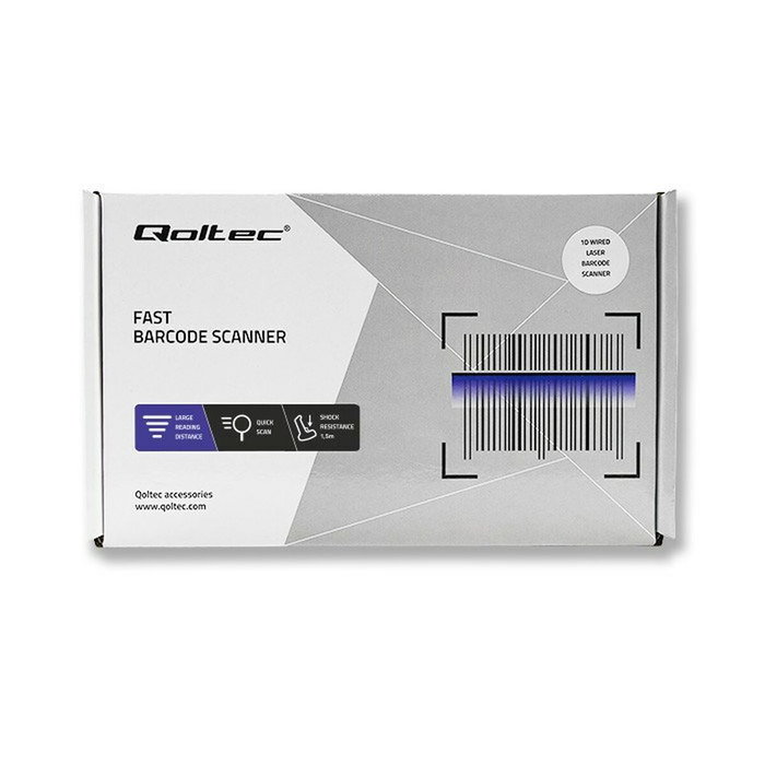 Qoltec Scanner Portable 50876 Noir