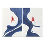 Home ESPRIT Toile Résine Design Homme 80 x 3,5 x 120 cm
