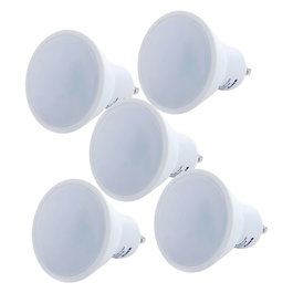 Pack de 5 ampoules LED GU10 6W 500Lm 4200K Blanco Natural