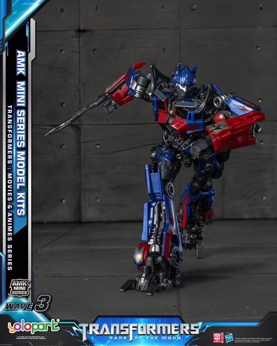 Yolopark Transformers Generation One Optimus Prime AMK Mini Series Wave 3 Kit de modèle en plastique