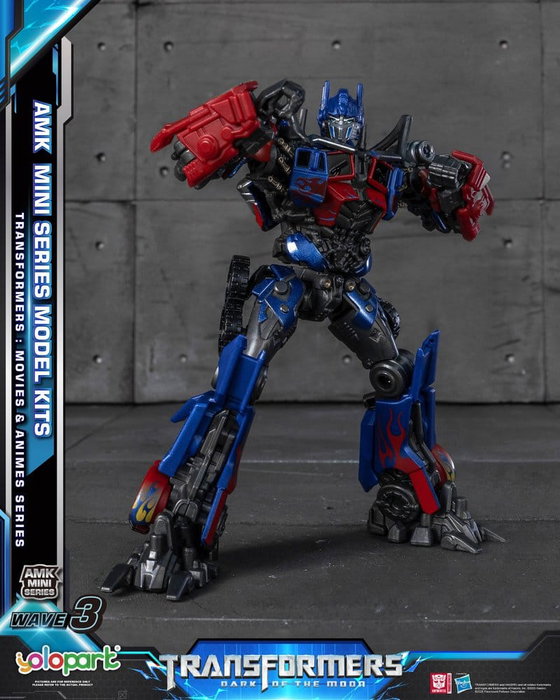 Yolopark Transformers Generation One Optimus Prime AMK Mini Series Wave 3 Kit de modèle en plastique
