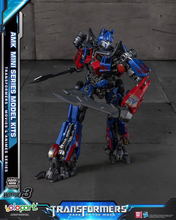 Yolopark Transformers Generation One Optimus Prime AMK Mini Series Wave 3 Kit de modèle en plastique