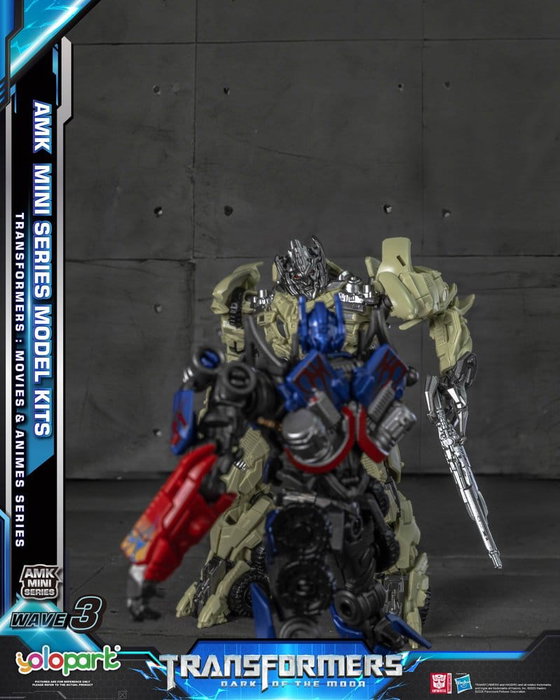 Yolopark Transformers Generation One Optimus Prime AMK Mini Series Wave 3 Kit de modèle en plastique