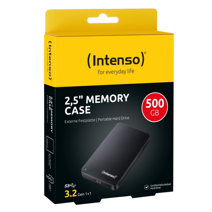 Intenso Memory Case 500 GB Noir
