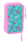 Safta Plumier double poche 28 pièces My Little Pony "Magic" avec motifs, dimensions 12.5x19.5x4 cm