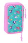 Safta Plumier double poche 28 pièces My Little Pony "Magic" avec motifs, dimensions 12.5x19.5x4 cm