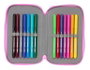 Safta Plumier double poche 28 pièces My Little Pony "Magic" avec motifs, dimensions 12.5x19.5x4 cm