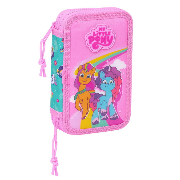 Plumier double My Little Pony Magic Rose Turquoise 12.5 x 19.5 x 4 cm 28 Pièces Plumier double My Little Pony Magic Rose Turquoise 12.5 x 19.5 x 4 cm 28 Pièces