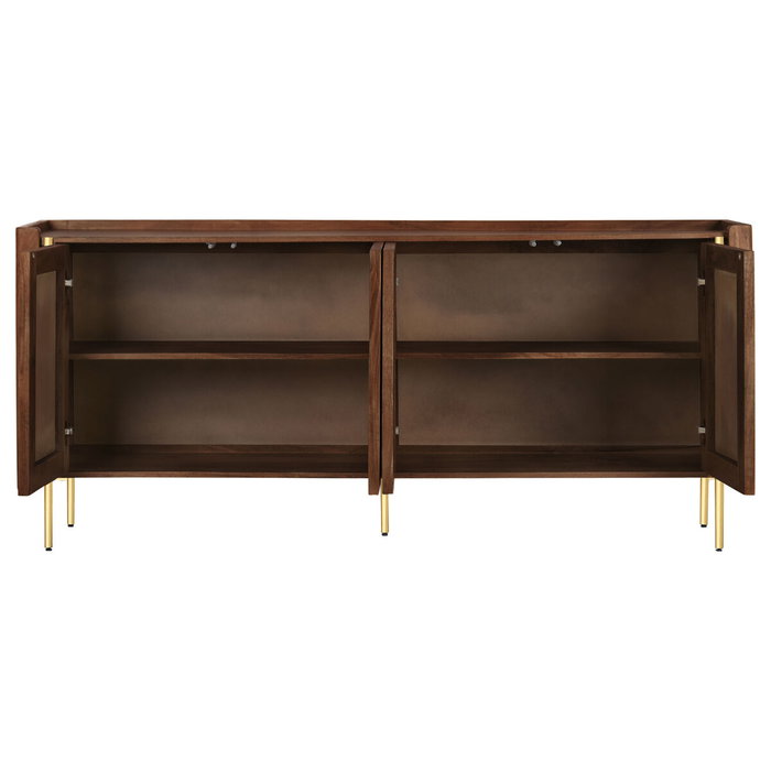 Buffet Home ESPRIT Fibre Bois de manguier 180 x 40 x 80 cm