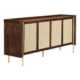 Buffet Home ESPRIT Fibre Bois de manguier 180 x 40 x 80 cm
