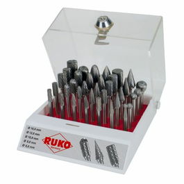 Kit de Perceuses de Fraisage pour le Forage RUKO Métal dur (HM) 35 Pièces