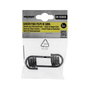 WOLFPACK LINEA PROFESIONAL Lot de 2 crochets pour cordon élastique en acier
