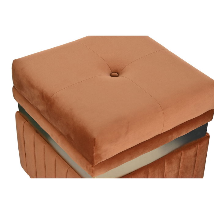 Banquette DKD Home Decor Bleu Vert Orange Doré Bois MDF 93 x 47 x 45 cm (3 Unités) Banquette DKD Home Decor Bleu Vert Orange Doré Bois MDF 93 x 47 x 45 cm (3 Unités)