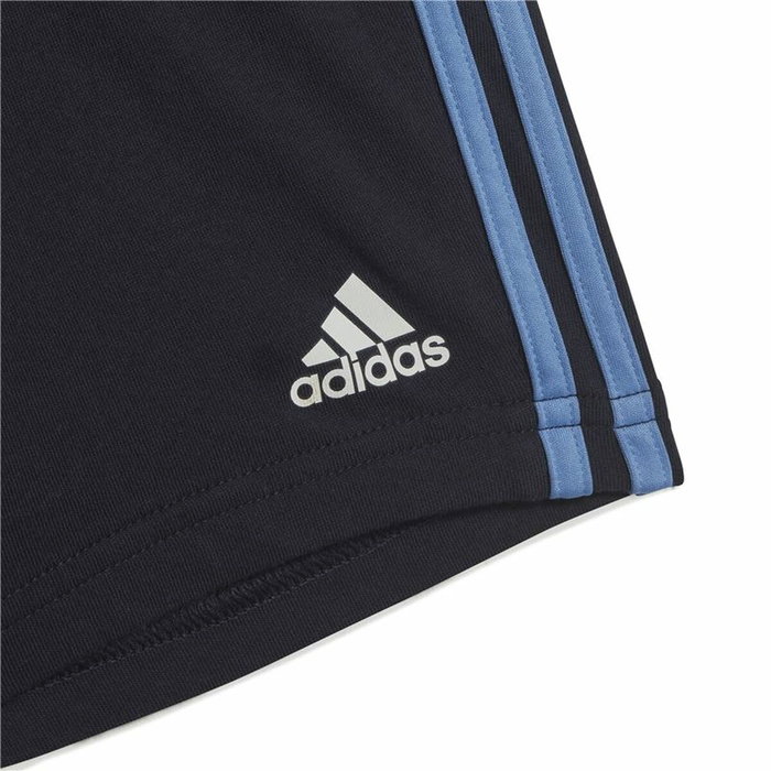 Ensemble de Sport pour Bébé Adidas 3 Stripes Bleu Ensemble de Sport pour Bébé Adidas 3 Stripes Bleu