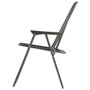 Outfit Chaise Pliante Noire avec Accoudoirs