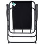 Outfit Chaise Pliante Noire avec Accoudoirs