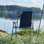Outfit Chaise Pliante Noire avec Accoudoirs