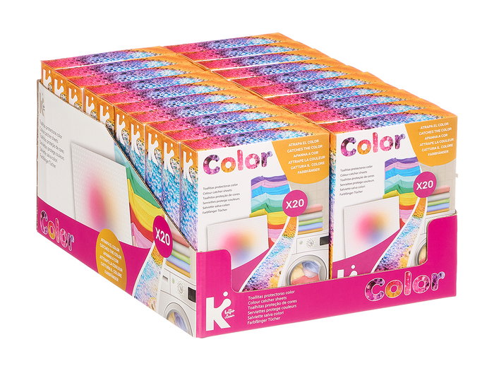 ARTE REGAL Set de 20 lingettes attrape-couleur