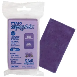 Esponjabon Savon et éponge 2-en-1 Lavande Relaxant