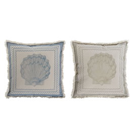Coussin Home ESPRIT Bleu Beige 45 x 10 x 45 cm (2 Unités)