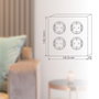 GSC Evolution Multiprise Série Standard Carrée 4 Prises 1,5m Blanco