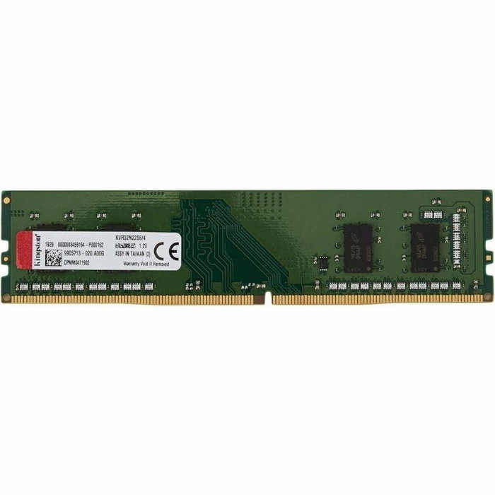 Mémoire RAM Kingston KVR32N22S6/4 4 GB DDR4 3200 MHz CL22 Mémoire RAM Kingston KVR32N22S6/4 4 GB DDR4 3200 MHz CL22