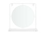 GIFTDECOR Miroir étagère mural blanc