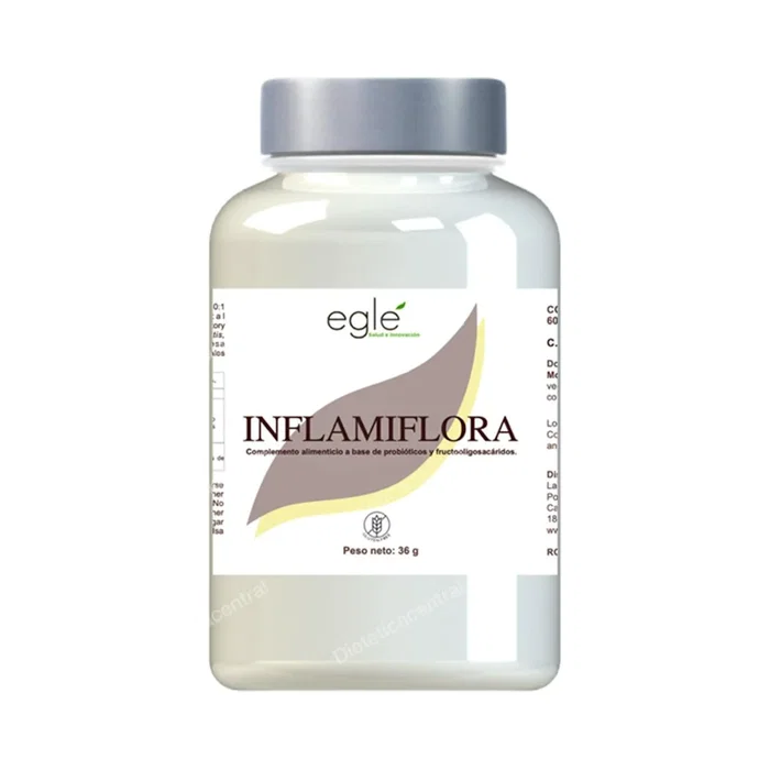 EGLE Inflamiflora 60 gélules – Complément alimentaire probiotique avec 4 souches et inuline EGLE Inflamiflora 60 gélules – Complément alimentaire probiotique avec 4 souches et inuline