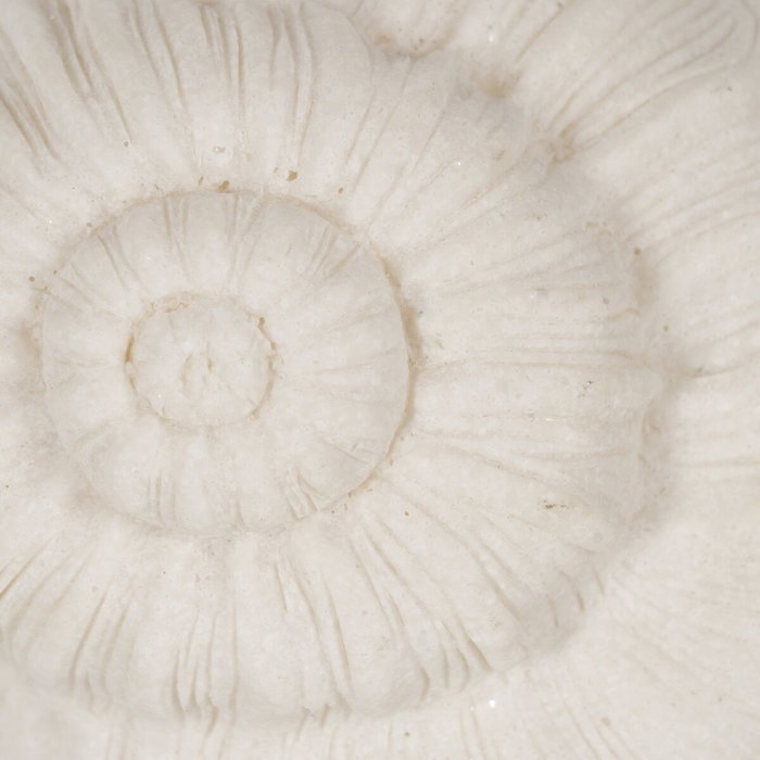 Lampe de bureau Blanc Résine Pierre Sable 14,8 x 10,2 x 10,3 cm