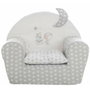 Creaciones Llopis Fauteuil pour enfant Stars Gris
