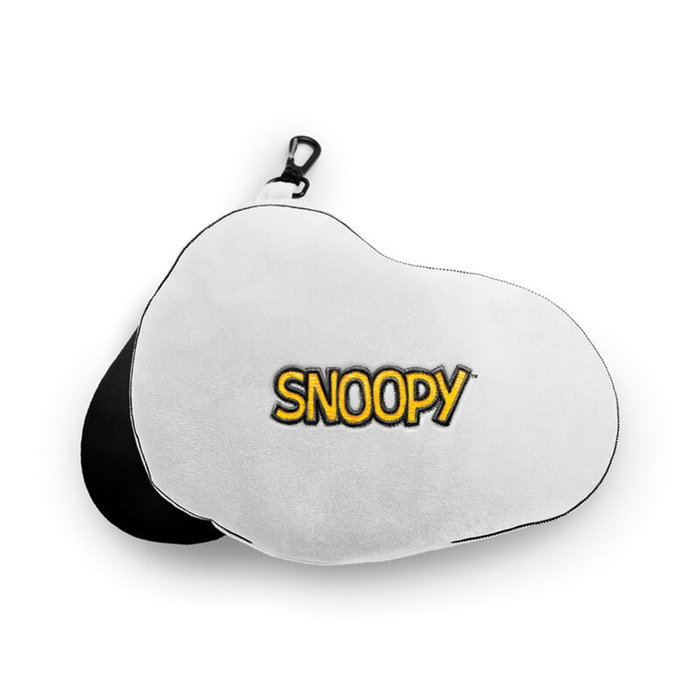 PUCKATOR Coussin de voyage et masque de nuit Snoopy Relaxeazzz - 95% Polyester, 5% Spandex