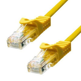 ProXtend Câble Ethernet CAT5e U/UTP Cuivre Jaune 5m