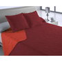 Couvre-lit Hosteline VEGAS Rouge Gran lit 2 persones 240 x 260 cm (3 Pièces)