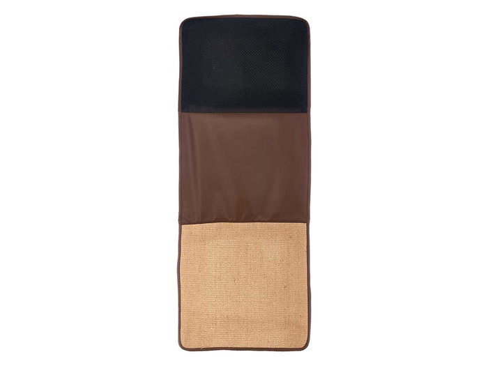 Mascow Support pour griffoir de canapé 46x1x119 cm Marron Sisal Polyester PU (Set de 6)