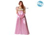 Déguisement Dama Inglesa, Robe Rose pour Femme Adulte Taille XL, Costume Époque Année 2025