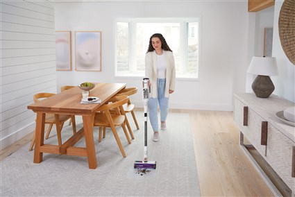 Shark IW1611EU Aspirateur balai sans fil Detect Pro - Aspirateur intelligent avec technologie Anti-Allergen, autonomie 60 min, batterie amovible et brosse Anti Hair Wrap